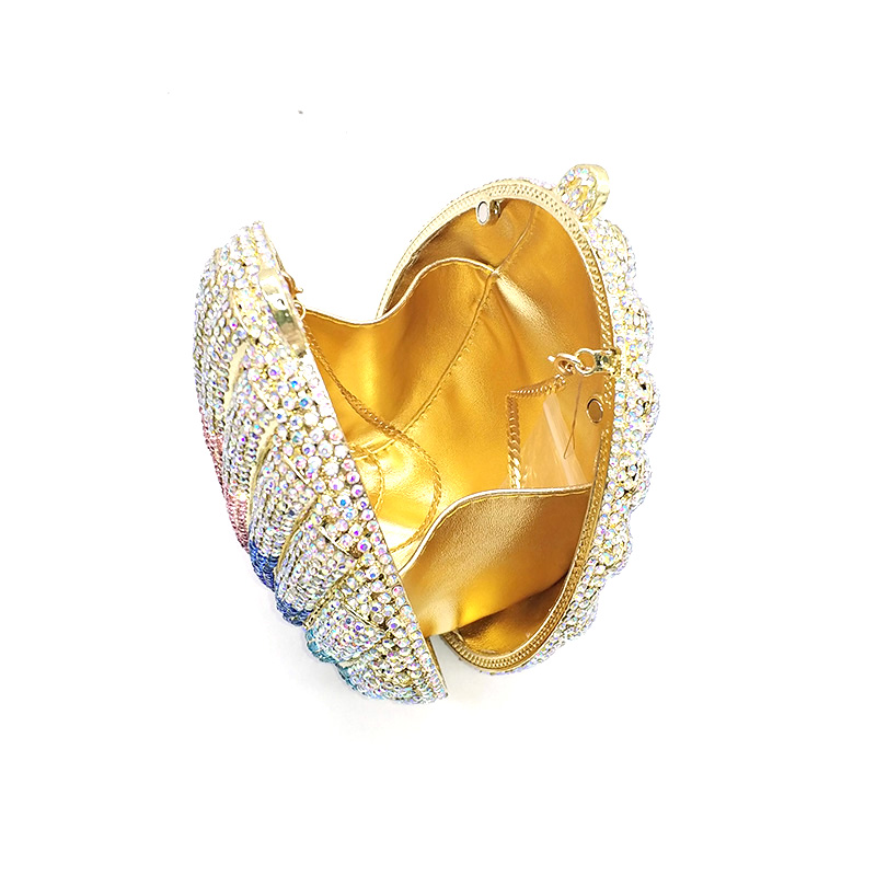 Colorful Shell Clutch