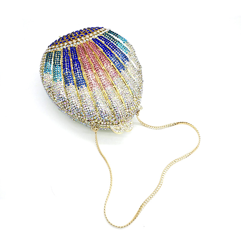 Colorful Shell Clutch
