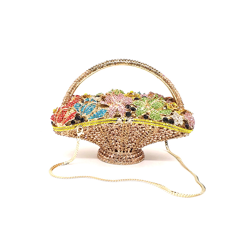 Floral Basket Clutch