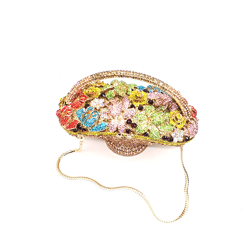 Floral Basket Clutch