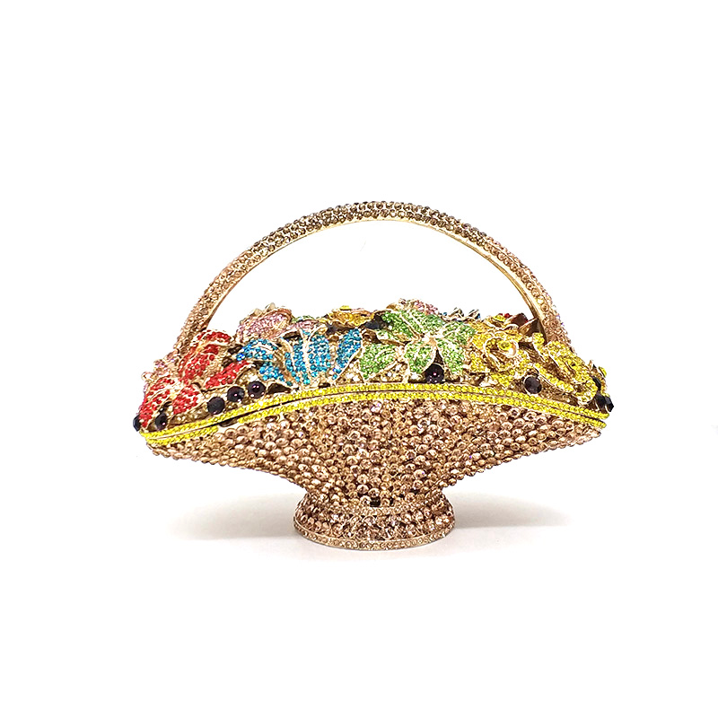 Floral Basket Clutch