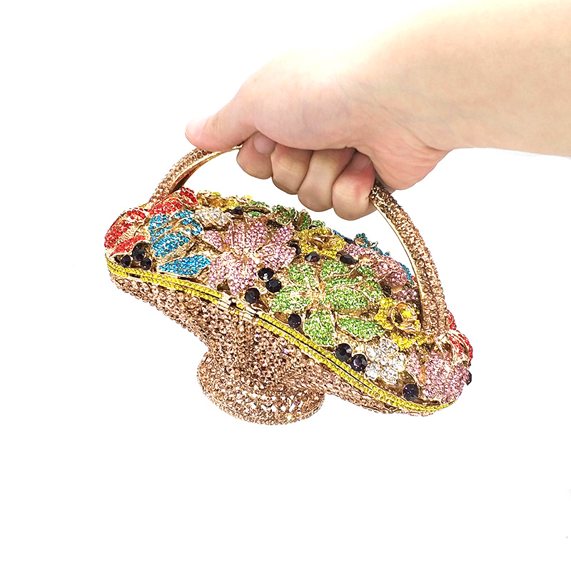 Floral Basket Clutch