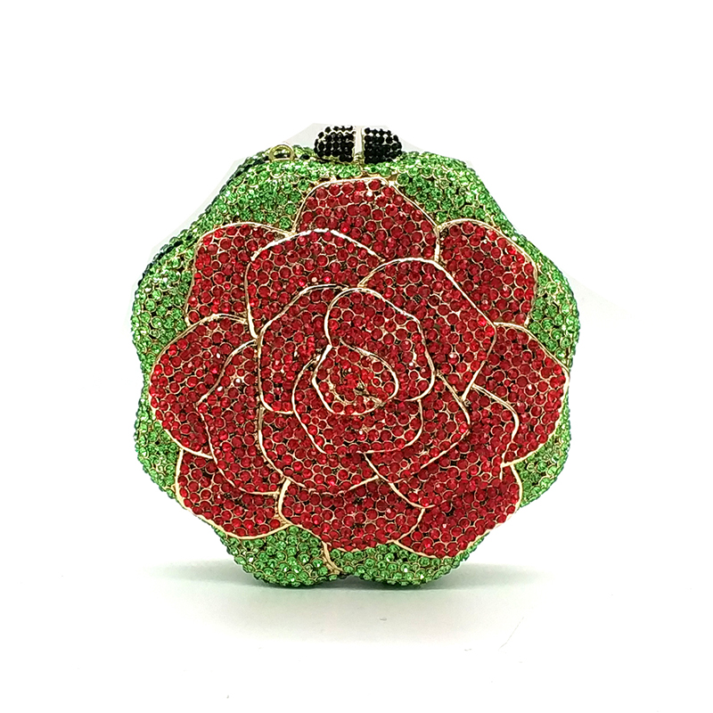 Colorful Rose Clutch