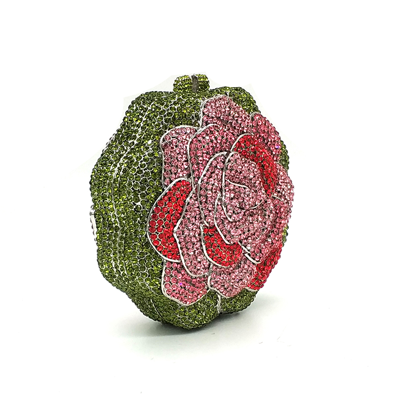 Colorful Rose Clutch