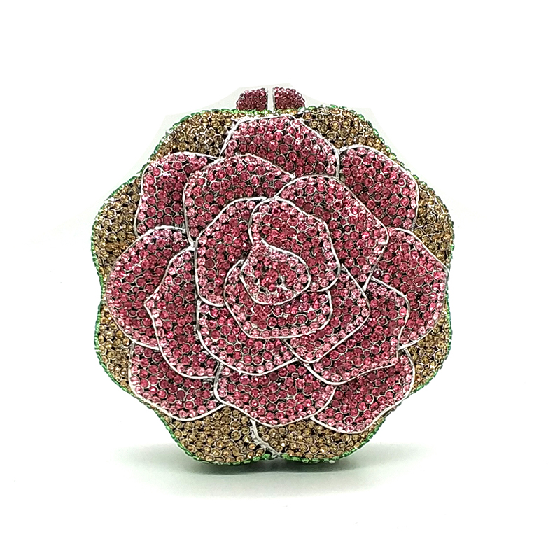 Colorful Rose Clutch