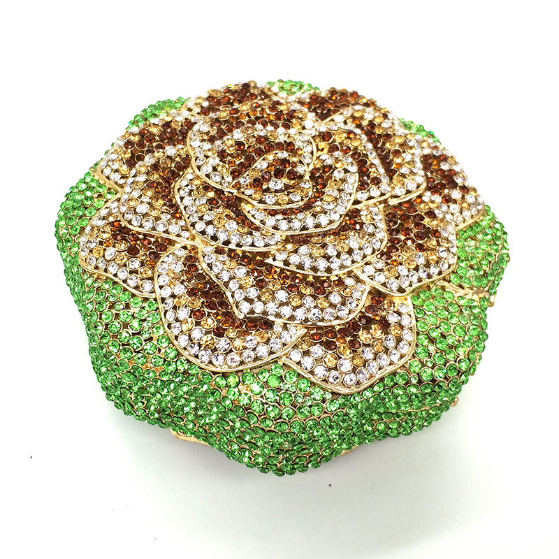 Colorful Rose Clutch