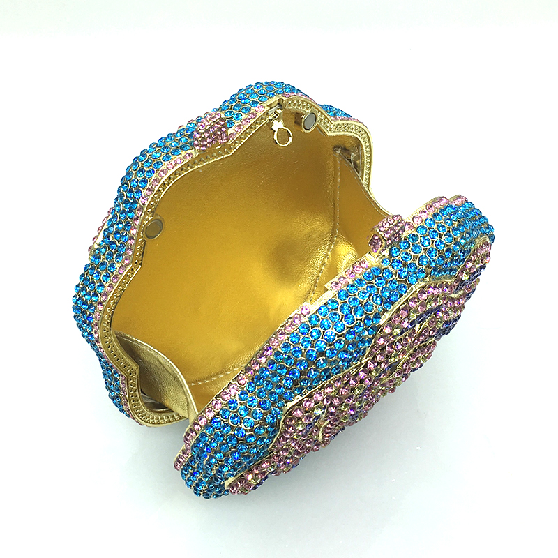 Colorful Rose Clutch