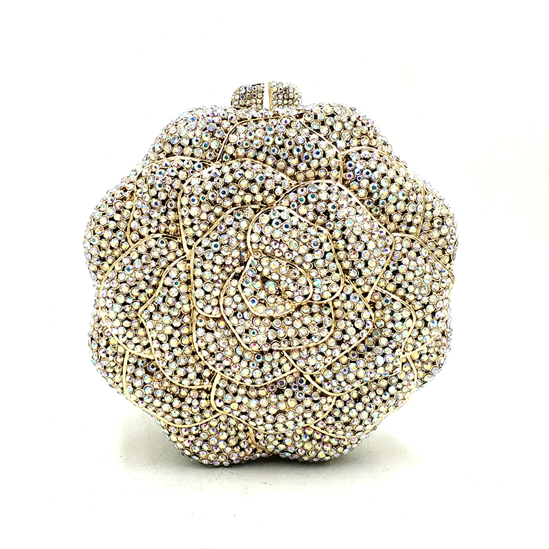 Colorful Rose Clutch