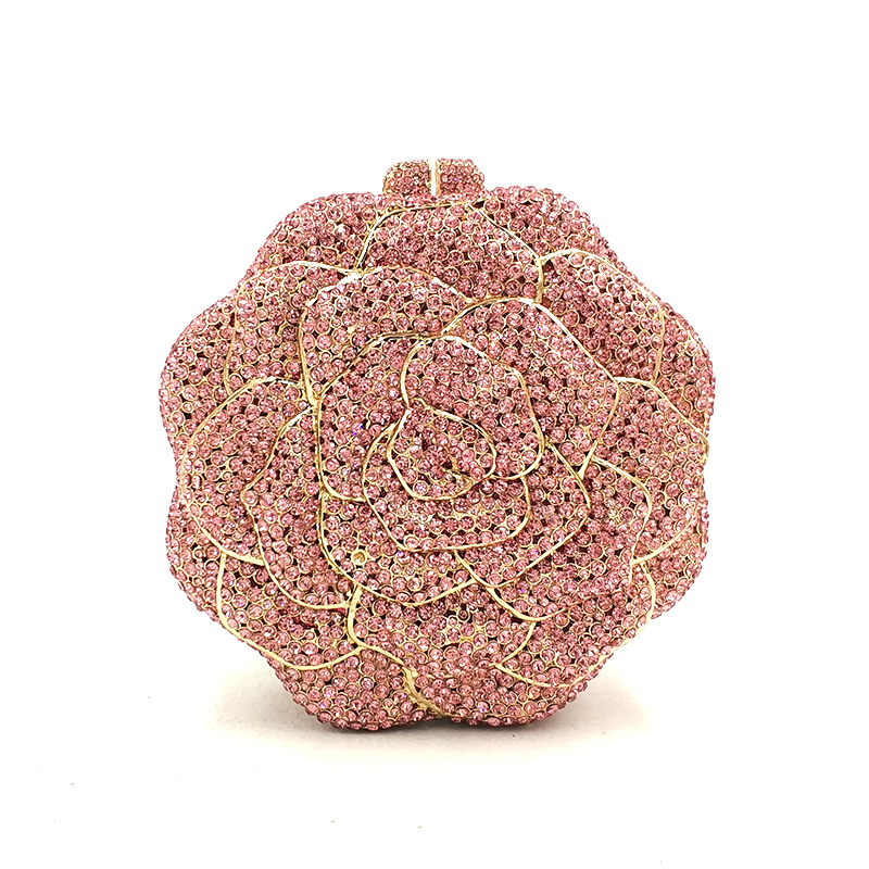 Colorful Rose Clutch