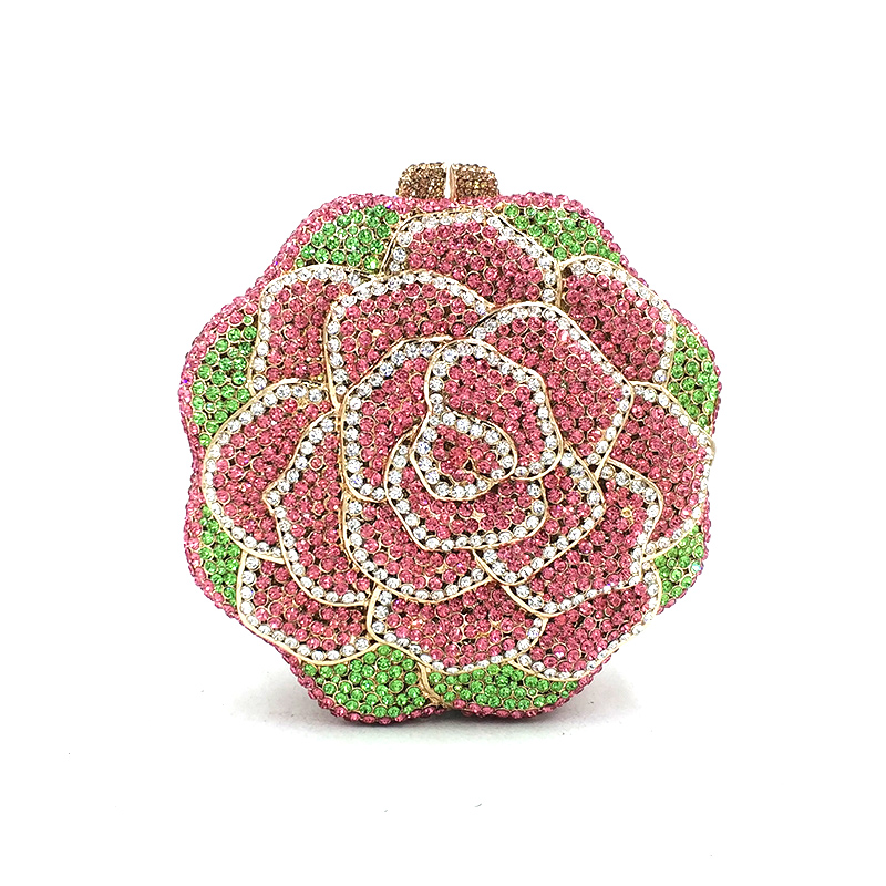 Colorful Rose Clutch
