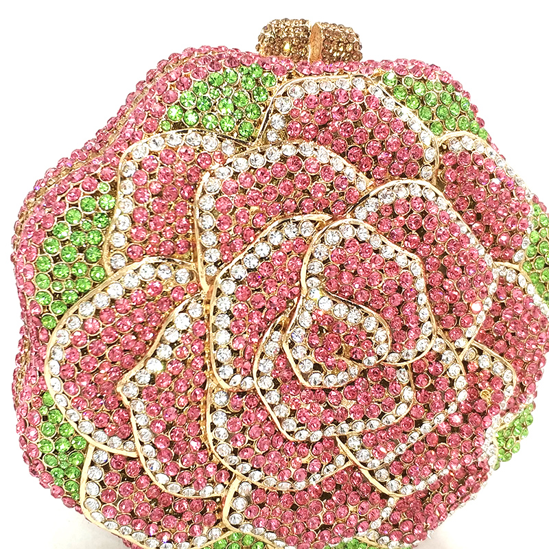 Colorful Rose Clutch