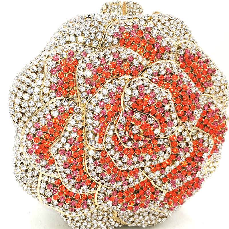 Colorful Rose Clutch