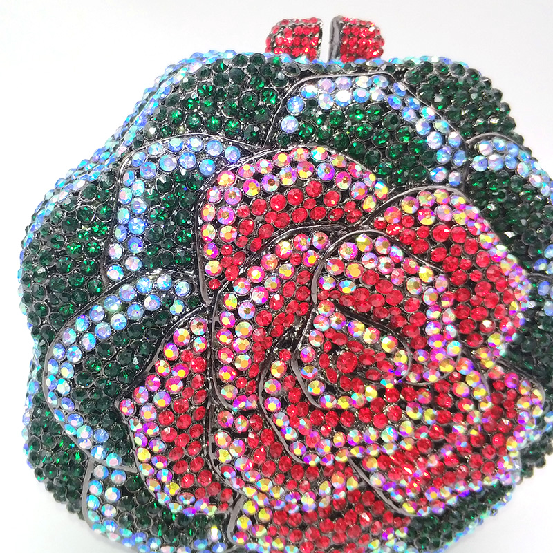 Colorful Rose Clutch