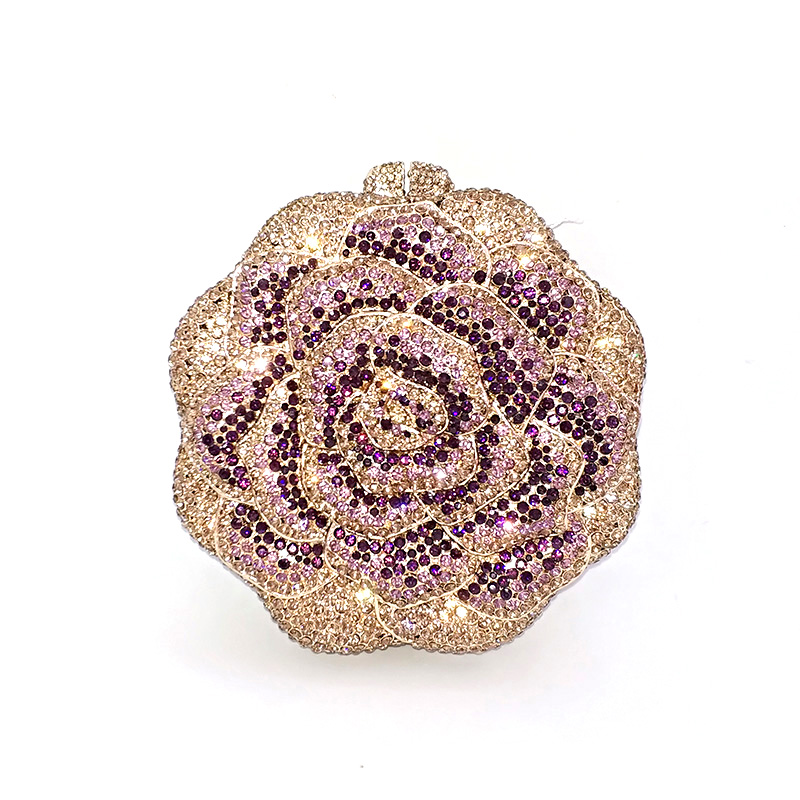 Colorful Rose Clutch