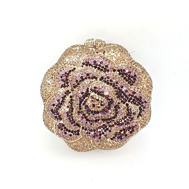 Colorful Rose Clutch