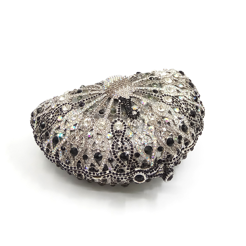 Peacock Crystal Clutch