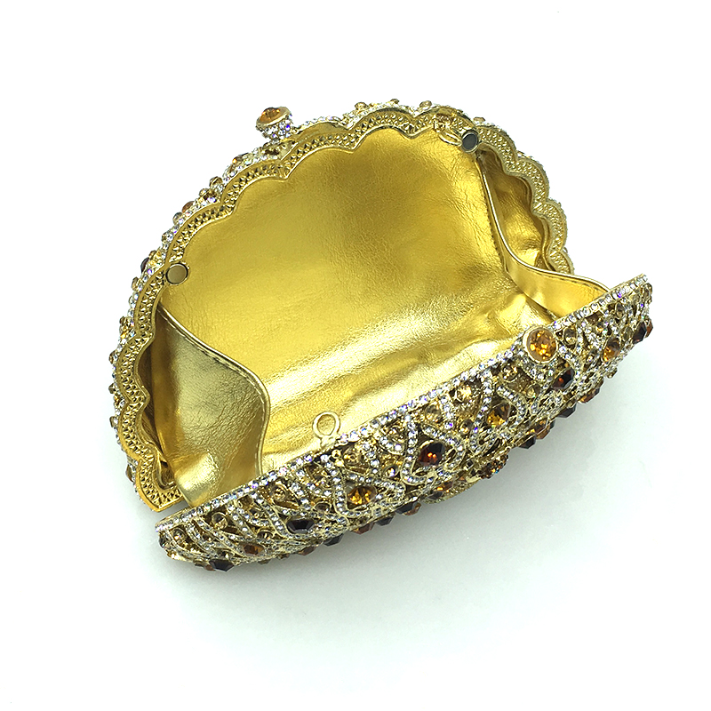 Peacock Crystal Clutch