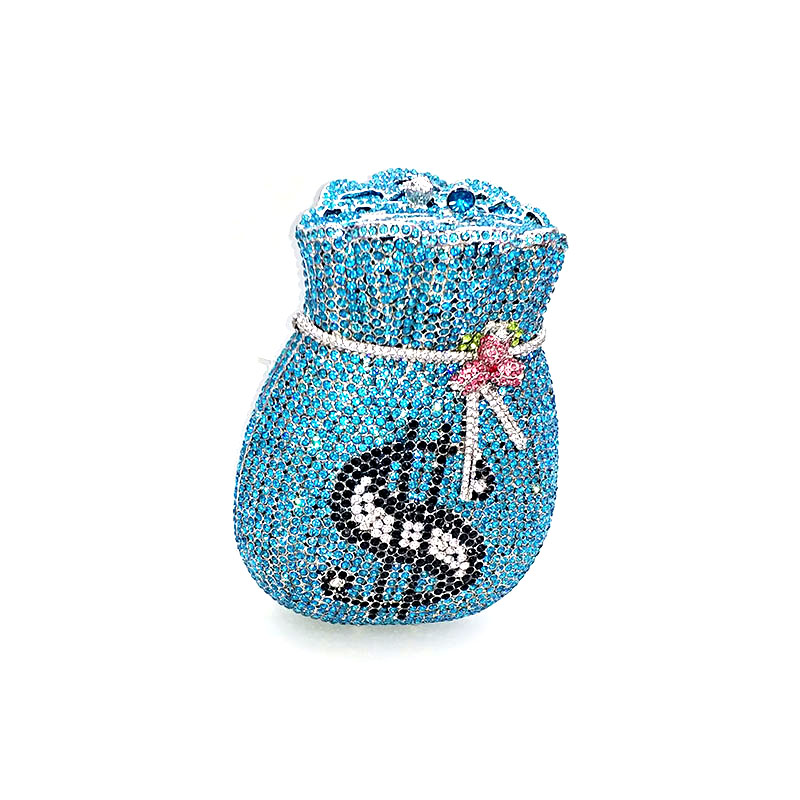 Rhinestone Money Clutch