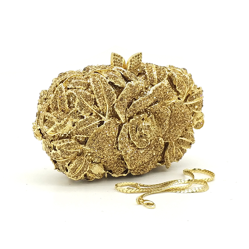 Rose Crystal Clutch