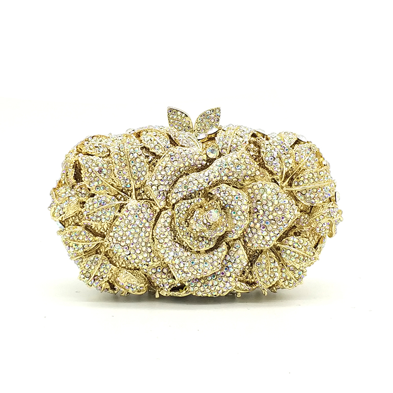 Rose Crystal Clutch
