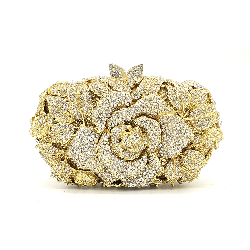 Rose Crystal Clutch