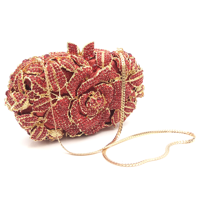 Rose Crystal Clutch