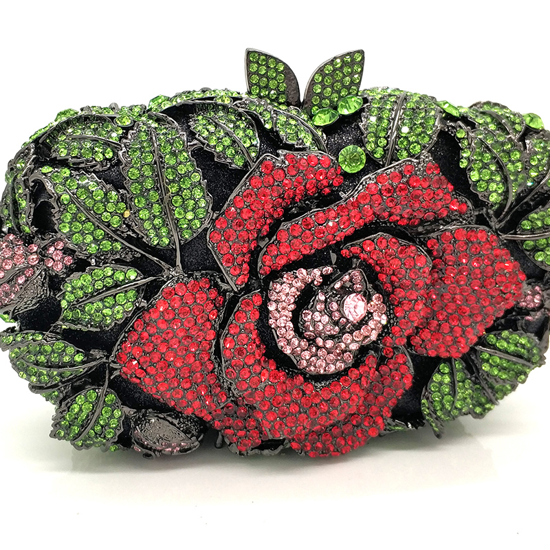 Rose Crystal Clutch