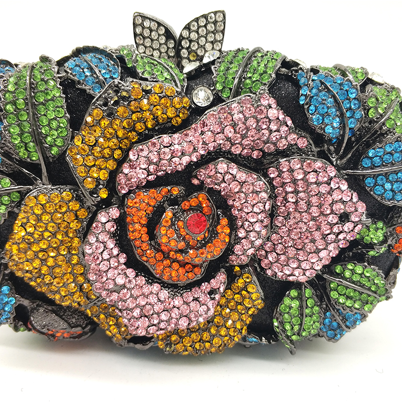 Rose Crystal Clutch