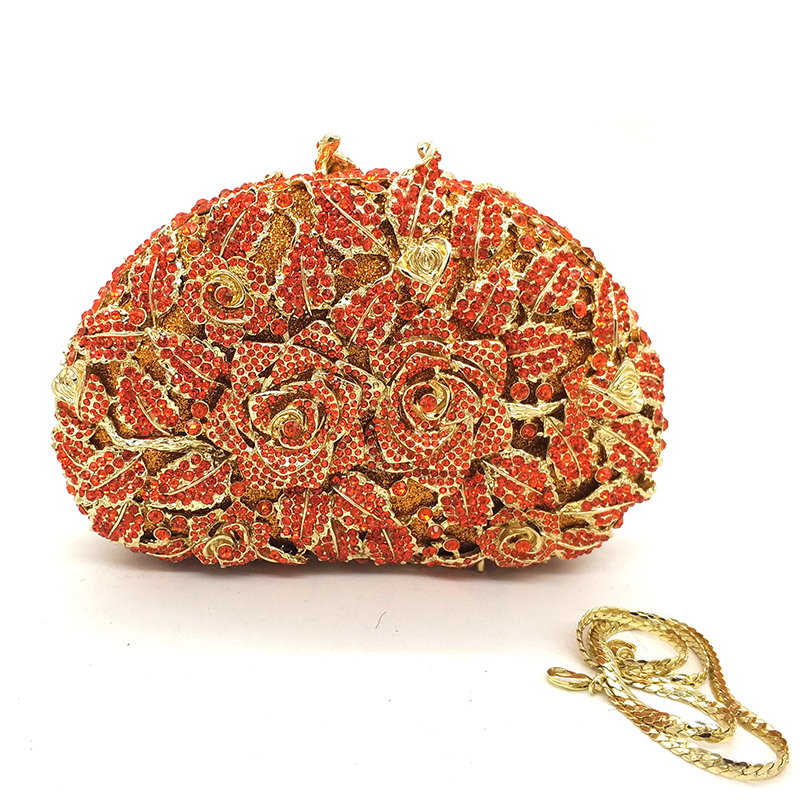 Classical Rose Clutch