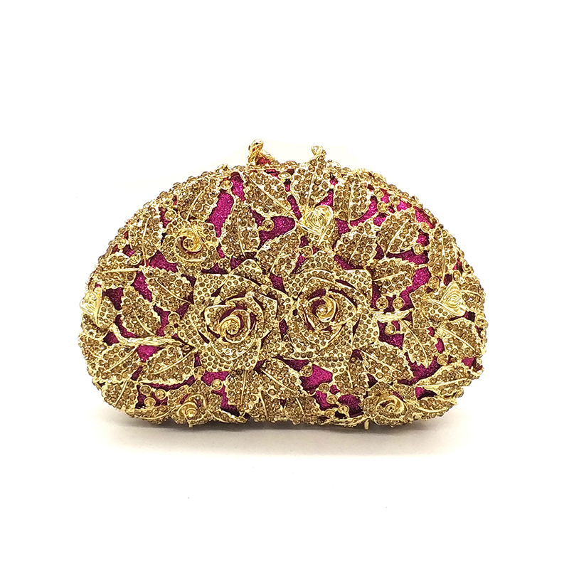 Classical Rose Clutch
