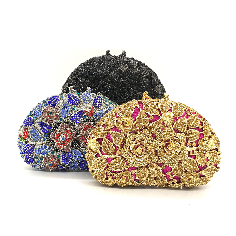 Classical Rose Clutch