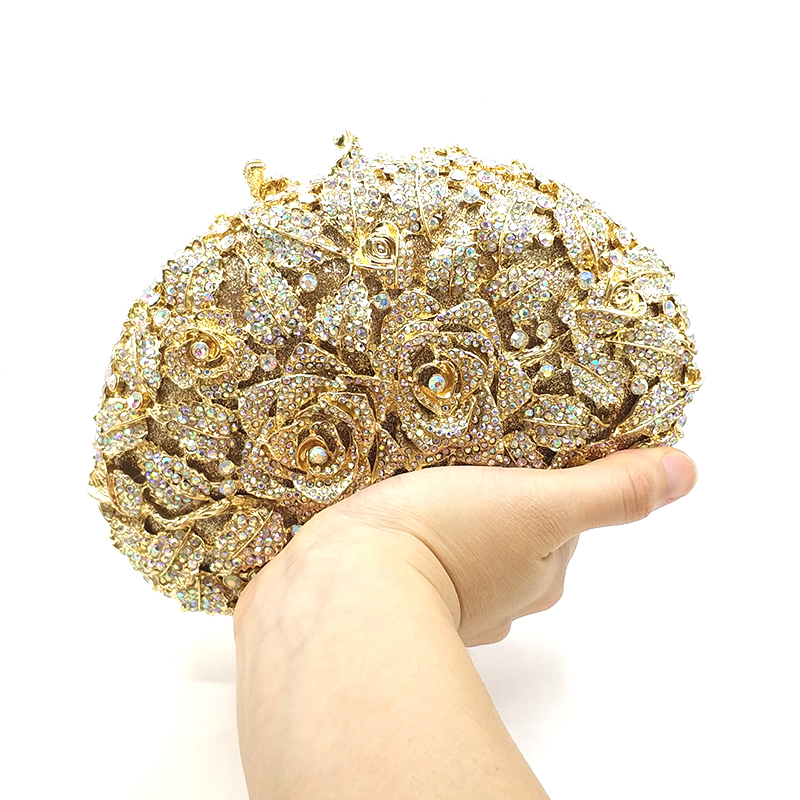 Classical Rose Clutch