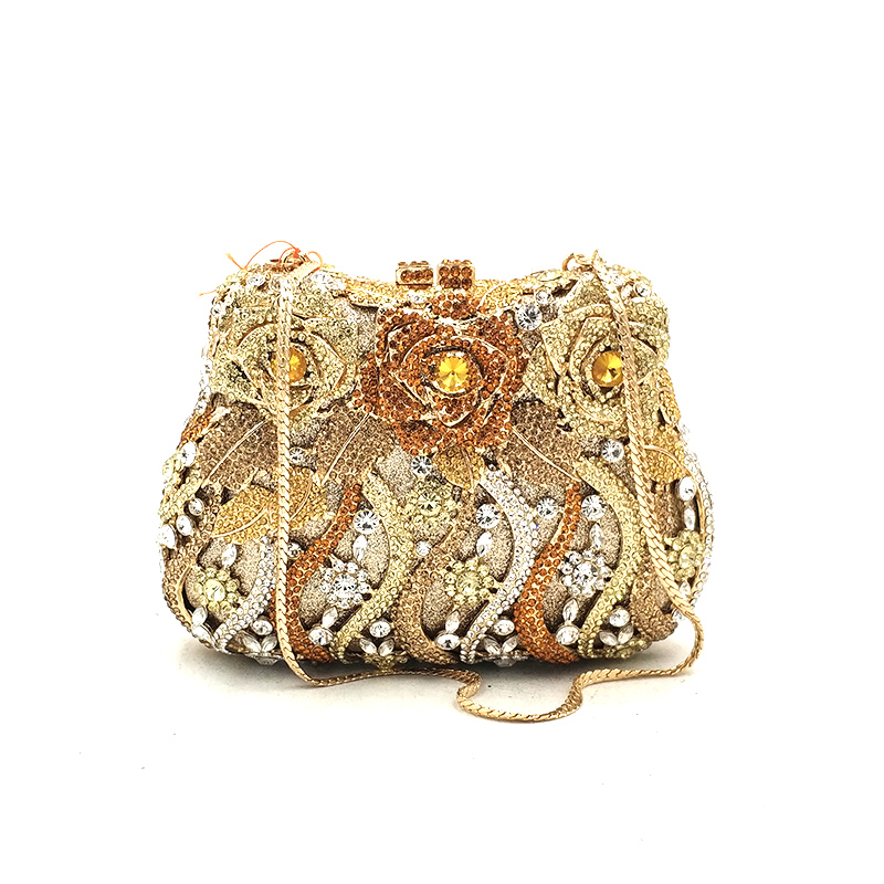 Charming Rose Crystal Bag