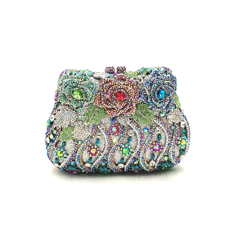 Charming Rose Crystal Bag