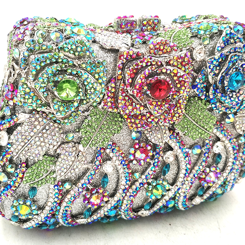Charming Rose Crystal Bag