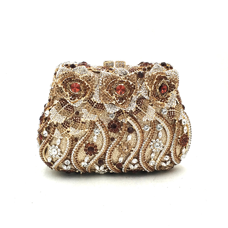 Charming Rose Crystal Bag