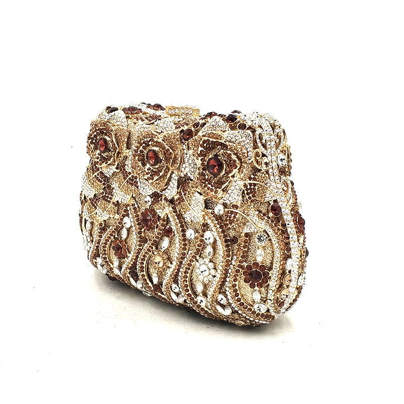 Charming Rose Crystal Bag