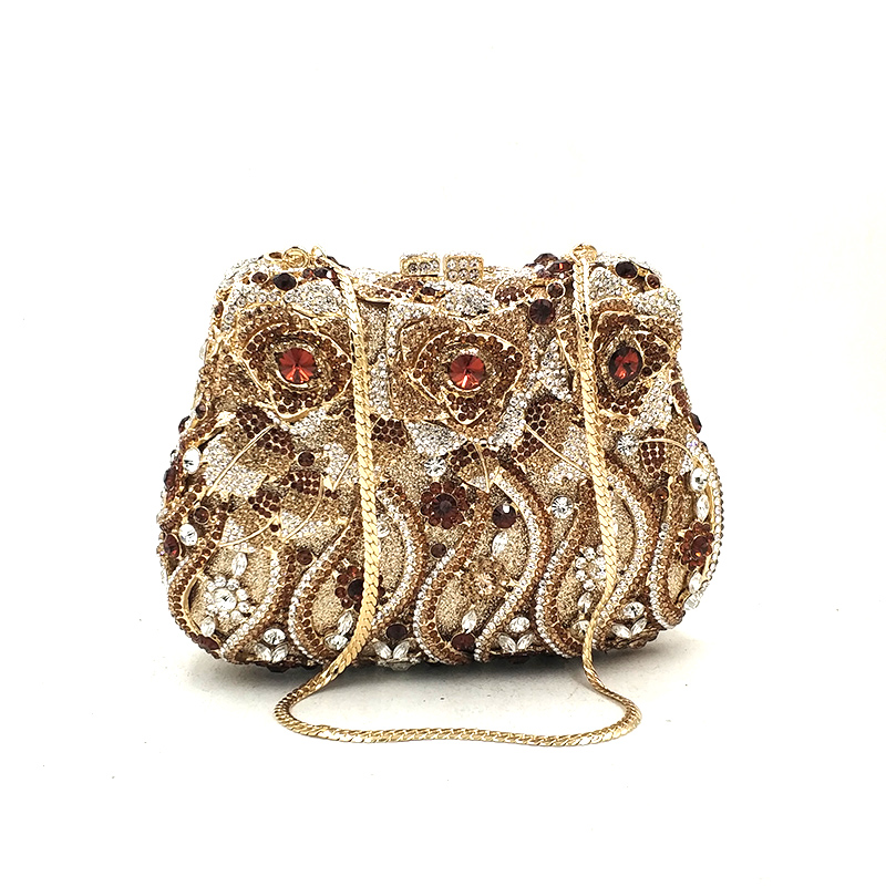 Charming Rose Crystal Bag