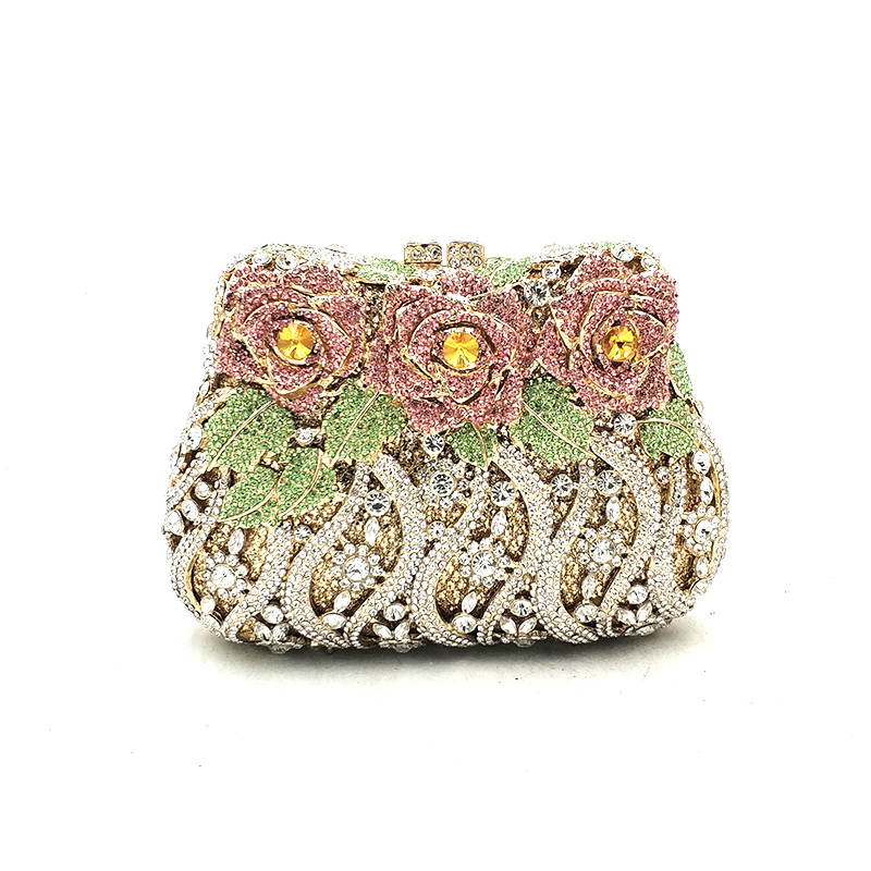 Charming Rose Crystal Bag
