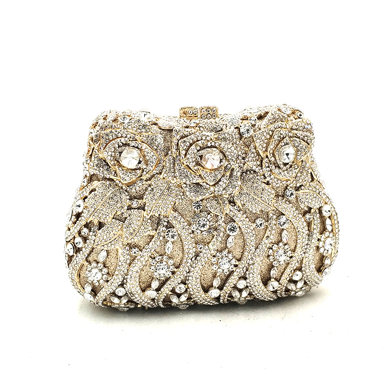 Charming Rose Crystal Bag
