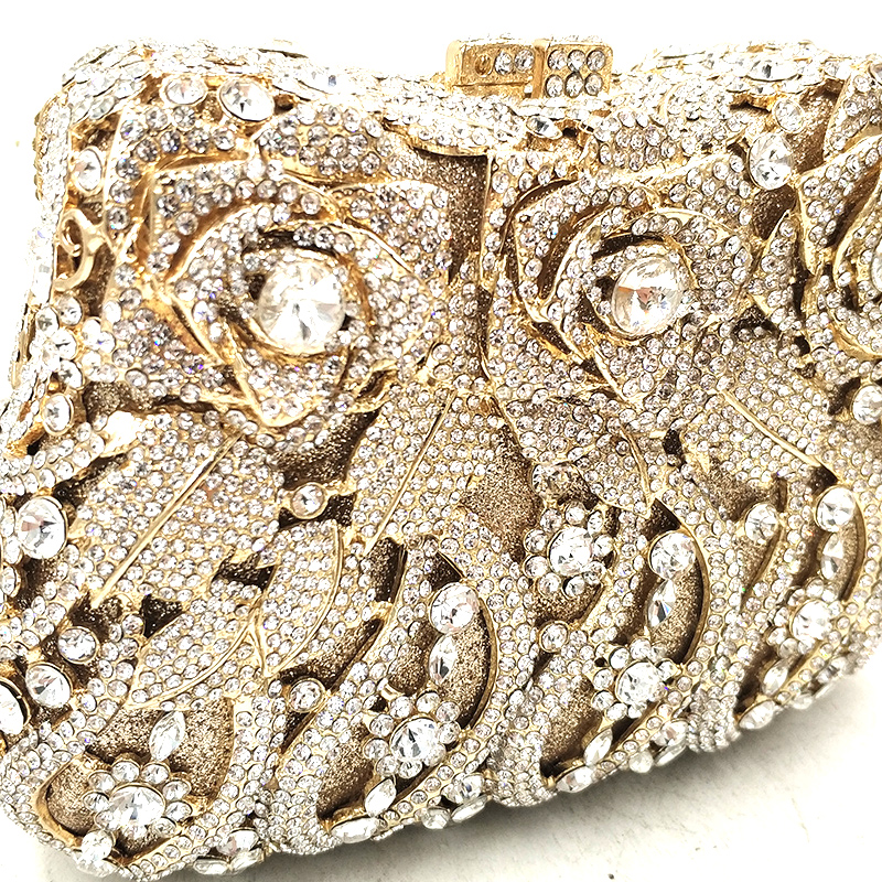 Charming Rose Crystal Bag