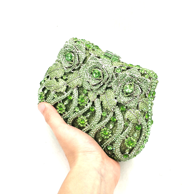 Charming Rose Crystal Bag