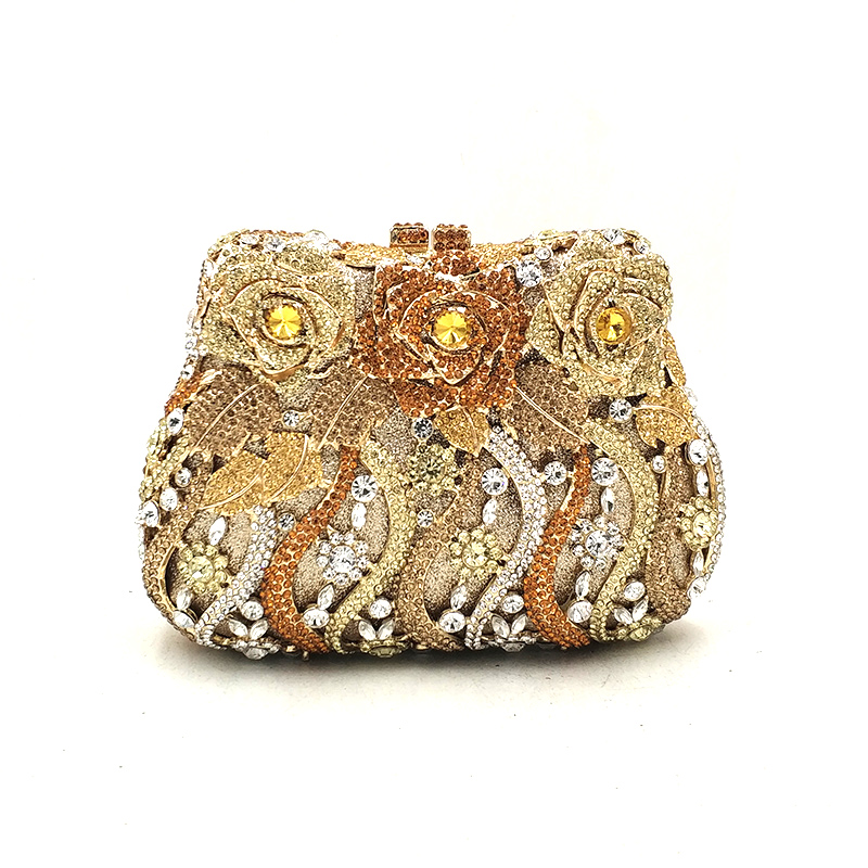 Charming Rose Crystal Bag