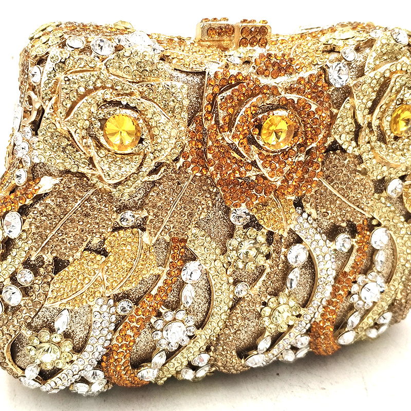 Charming Rose Crystal Bag