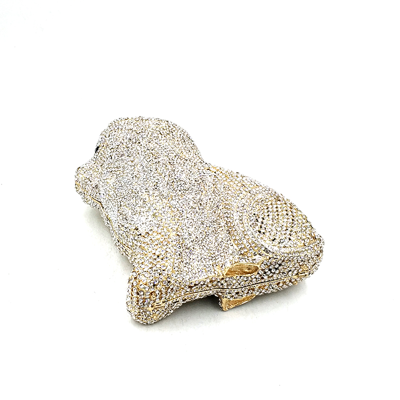 Lion Diamond Clutch