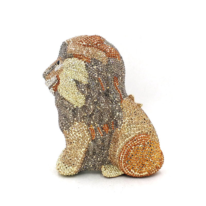 Lion Diamond Clutch