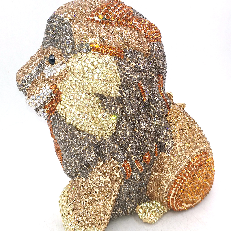 Lion Diamond Clutch