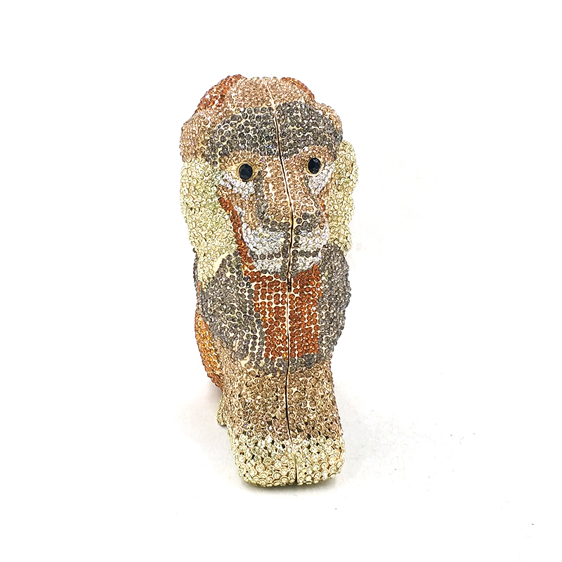 Lion Diamond Clutch