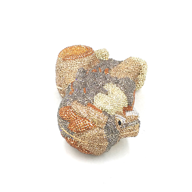Lion Diamond Clutch
