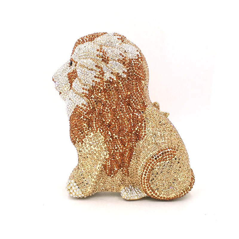 Lion Diamond Clutch